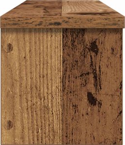 vidaXL Półka kuchenna składana, stare drewno, 60x15x16 cm 4