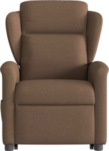 vidaXL Podnoszony fotel masujący, elektryczny, rozkładany, brązowy 5