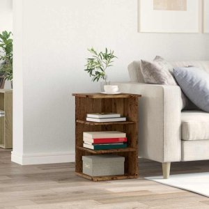 vidaXL Komoda, stare drewno, 35x35x55 cm, materiał drewnopochodny 3