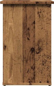 vidaXL Komoda, stare drewno, 35x35x55 cm, materiał drewnopochodny 5