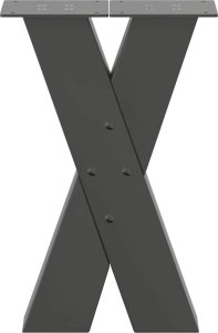 vidaXL Nogi do stolika kawowego, 2 szt., antracyt, stal 5