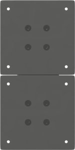 vidaXL Nogi do stolika kawowego, 2 szt., antracyt, stal 7