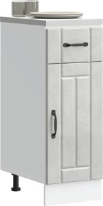 vidaXL Szafka kuchenna dolna Lucca Betonowa szarość Drewno klejone 3