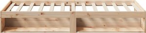 vidaXL vidaXL Łóżko dzienne bez materaca 75x190 cm lite drewno sosnowe 6