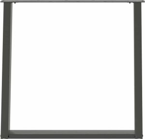 vidXL Nogi do stołu jadalnianego, 2 szt., antracyt, 70x(72-73)cm, stal 5