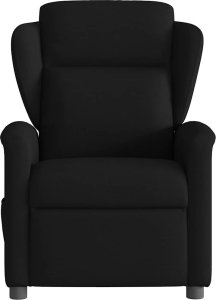 vidaXL Rozkładany fotel masujący, elektryczny, czarny, tkanina 5