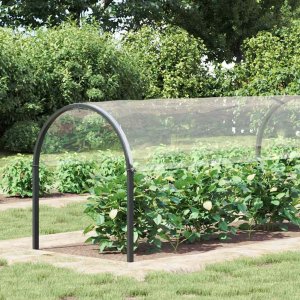 vidaXL Przezroczysta plandeka z oczkami 2x10 m PVC 2