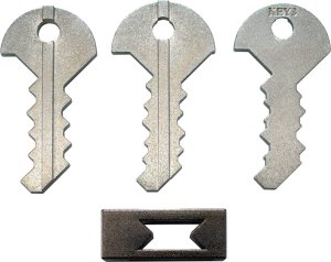 G3 Łamigłówka Cast Huzzle Key III klucz metalowa Poziom 6/6 Najtrudniejsza 3
