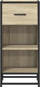 Szafka, dąb sonoma, 35,5x35x76 cm, materiał drewnopochodny 4