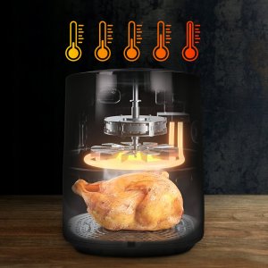 Extralink Smart Life Air Fryer SJ-400 4L EU | Frytkownica | 1300W, brak Wi-Fi 5