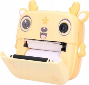 Aparat cyfrowy ExtraLink Zestaw | Drukarka termiczna EPP-006 Żółta + Papier termiczny 3 rolki | jelonek 3
