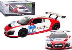 Auto R/C 1:24 Zdalnie Sterowane Sportowe AUDI R8 LMS Białe Rastar 1