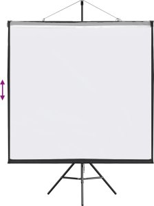 vidaXL Ekran projekcyjny ze statywem 72 cale 1:1 7