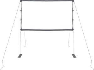 vidaXL Ekran projekcyjny ze stojakami 84 cale 16:9 3