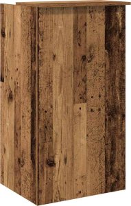 vidaXL Biurko recepcyjne Stare drewno 55x50x103,5 cm Drewno klejone 7