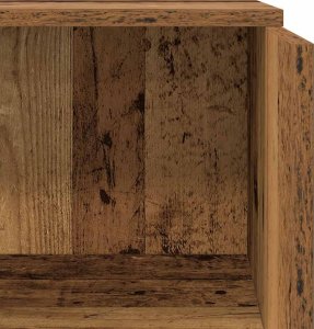 vidaXL Biurko recepcyjne Stare drewno 55x50x103,5 cm Drewno klejone 8