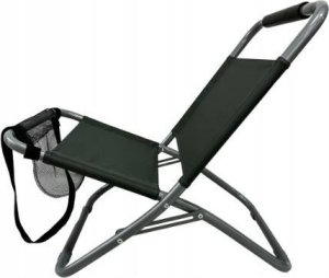 Krzesło składane turystyczne LUISl leżak c. szare 2