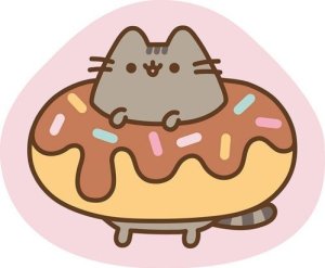Poduszka kształtka kształtowa Pusheen i ciastko 1