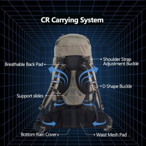 Plecak trekking 70l nh70b070-b-brown NATUREHIKE 4