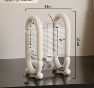 Organizer na pędzle, kosmetyki kremowy 20cm x 12cm CB59 6