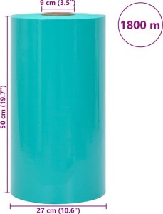 Folia rolnicza stretch zielona 25 m 50 cm x 1800 m 7