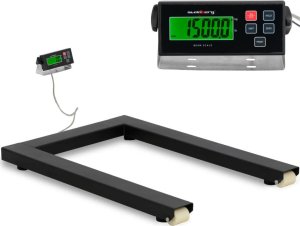 Waga płozowa belkowa paletowa LCD 1500 / 0.5 kg 121 x 84 cm 1