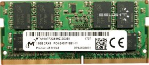 Pamięć RAM1x 16GBMicronSO-DIMMDDR42400MHzPC4-19200|MTA16ATF2G64HZ-2G3 1