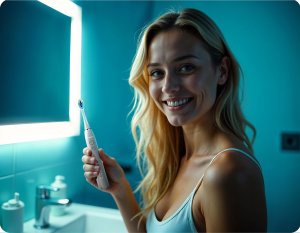 Końcówki do szczoteczki sonicznej Galaxy Berdsen 2 szt 4