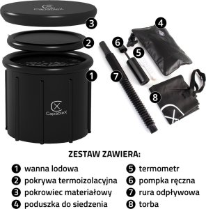 CAPABLEX wanna lodowa / Ice Bath 7