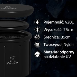 CAPABLEX wanna lodowa / Ice Bath 9