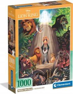 Clementoni Puzzle Compact The Lion King 1000 elementów (39902) 1