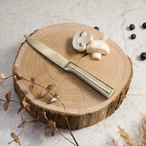 STALOWY NÓŻ UNIWERSALNY BERLINGER HAUS 12,5cm BH-2932 GOLD 2