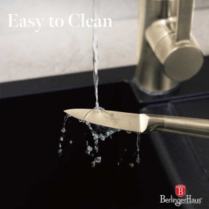 STALOWY NÓŻ DO OBIERANIA BERLINGER HAUS 9,5cm BH-2933 GOLD 3