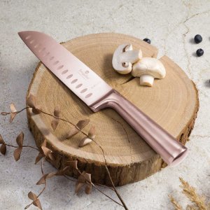 STALOWY NÓŻ SANTOKU BERLINGER HAUS 17,5cm BH-2935 ROSE GOLD 2