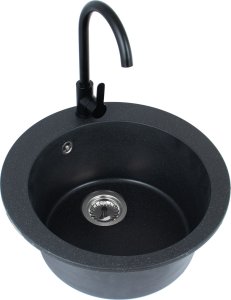 SINK VICTORIA BLACK+MIXER+SIF 9811091SEN 2