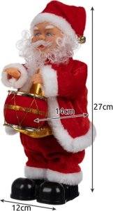 Mikołaj grający- figurka 30cm Ruhhy 22162 3