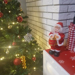 Mikołaj grający- figurka 30cm Ruhhy 22162 10