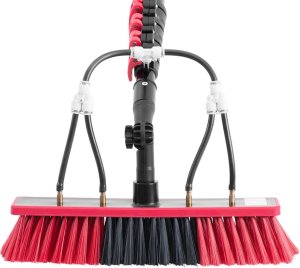 Szczotka myjka wodna teleskopowa z wężem do mycia okien paneli słonecznych dł. 8.9m 4