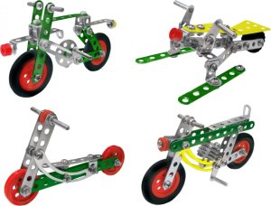Technok Zestaw Metalowy Konstrukcyjny Składanie Modeli Pojazdy Konstruktor 198 El 3