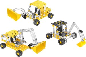 Technok Zestaw Konstrukcyjny Metalowy Składanie Różnych Modeli Transport Pojazdy 3