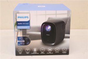 SALE OUT. Philips NeoPix 130 Smart Projector, 1280x720, 720p, 120lm, 16:9, 500:1, Charcoal | Philips | NeoPix 130 | HD ready (1280x720) | 120 ANSI lumens | Black | DAMAGED PACKAGING, SMALL SCRATCHED ON TOP | Wi-Fi one size 1