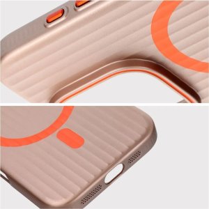 Futerał SIMPLY kompatybilny z MagSafe do IPHONE 15 Pro Max tytan pustynny 4