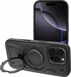 Futerał FROST ARMOR do IPHONE 16 Plus czarny 1