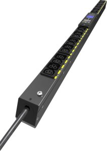 Eaton G4 Rack PDU měřené, 0U, 22,5U, vstup C20, 3m kabel, 1ph, 3,7kW, 16A, 200-240V, 24 zásuvek (12)C13, (12)C39 1