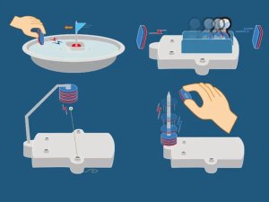 Edukacyjny zestaw nauka o magnesach 12w1 ZA3956 10