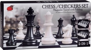 Szachy Warcaby magnetyczne 2w1 gra logiczna GR0620 13