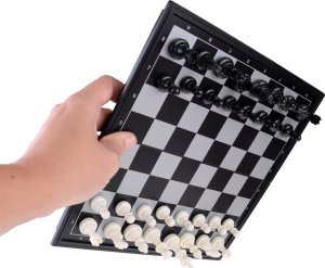 Szachy Warcaby magnetyczne 2w1 gra logiczna GR0620 8
