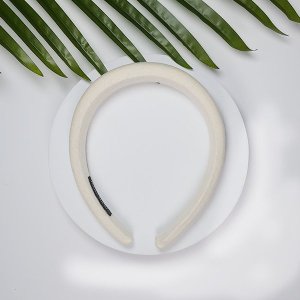 Yeye Opaska do włosów ręcznie robiona Ecru 12