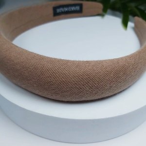 Yeye Opaska do włosów ręcznie robiona Ecru 7