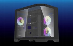 Obudowa Darkflash FT418 czarna ARGB 14